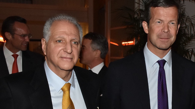 מקס נסיך ליכטנשטיין וליאון רקנאטי (צילום: אביב חופי)