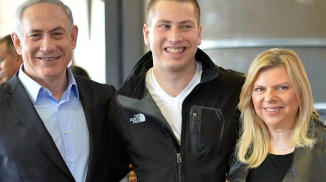 בנימין, אבנר ושרה נתניהו (צילום: פלאש 90)