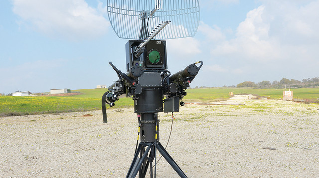 מערכת "שמיים אדומים" נגד איום הרחפנים (צילום: תעש מערכות)