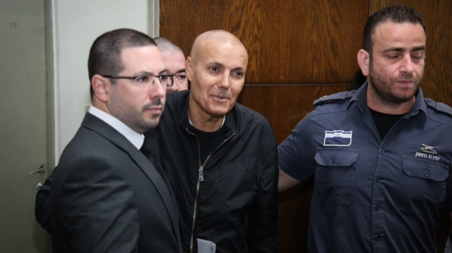 אבנר הררי בבית המשפט (צילום: פלאש 90)