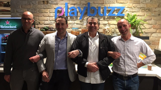 ברק פרידור, חיים סבן, שאול אולמרט ואדם צ׳זנוף (צילום: יח"צ)