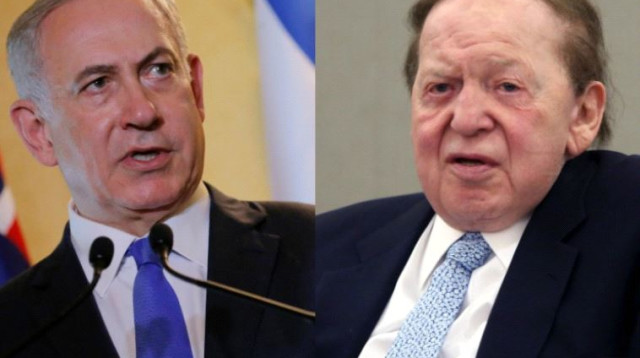 בנימין נתניהו ושלדון אדלסון (צילום: רויטרס)