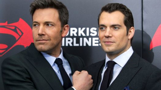 באטמן נגד סופרמן. הנרי קאביל, בן אפלק (צילום: רויטרס)