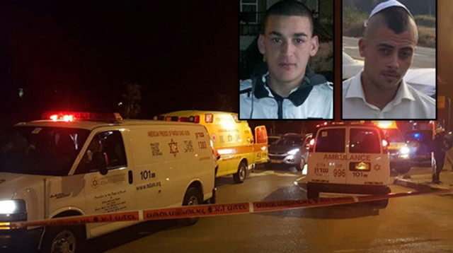 אביב בוארון ורון יעקב, הנרצחים באירוע הירי בנתניה (צילום: פייסבוק,דוברות מד"א)