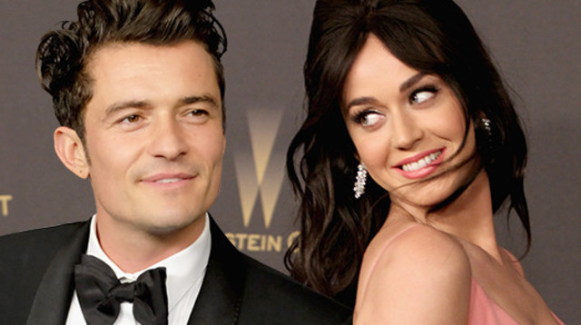 אורלנדו בלום וקייטי פרי (צילום: Getty images)