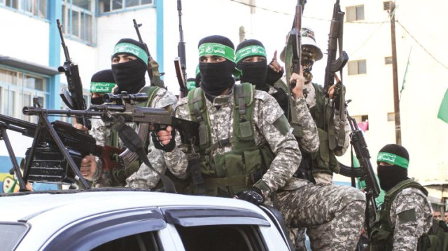 אנשי חמאס ברצועת עזה (צילום: עבד ראחים חטיב, פלאש 90)
