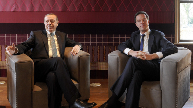 רג'פ טאיפ ארדואן ומארק רוטה (צילום: רויטרס)