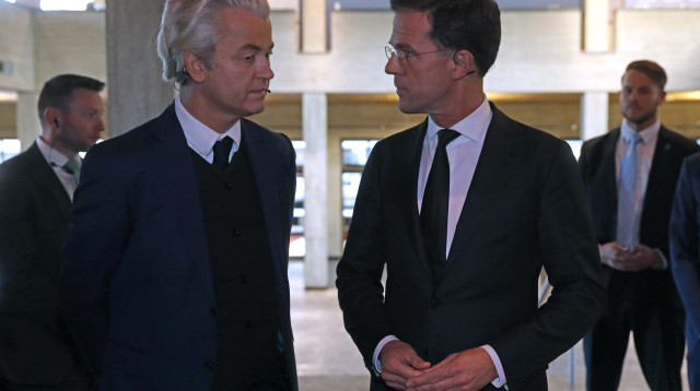 חירט וילדרס ומארק רוטה (צילום: רויטרס)