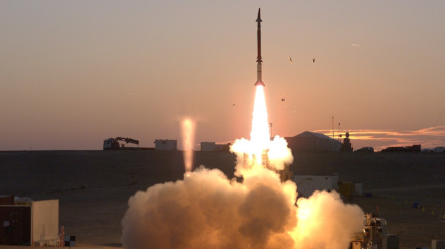 ניסוי במערכת קלע דוד (צילום: דובר צה"ל)