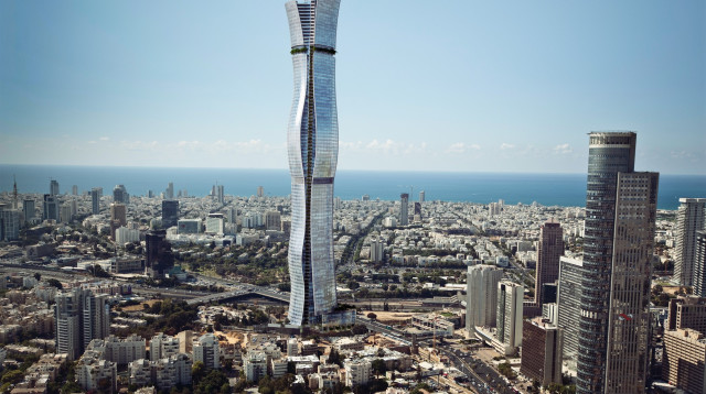 מגדל "בין ערים", הדמיה (צילום: הדמיה וויופוינט)