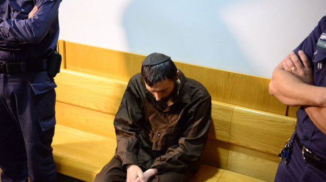 הארכת מעצר לרוצח מטבריה מאיר גולדשטיין  (צילום: מאיר וקנין)