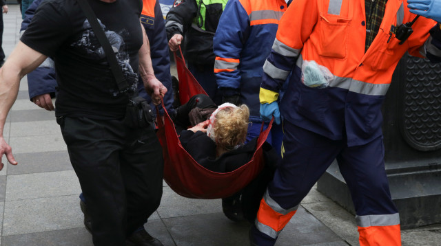 פיגוע בסנט פטרבורג (צילום: רויטרס)