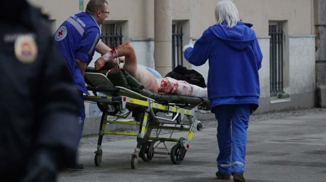 פיגוע בסנט פטרבורג (צילום: רויטרס)