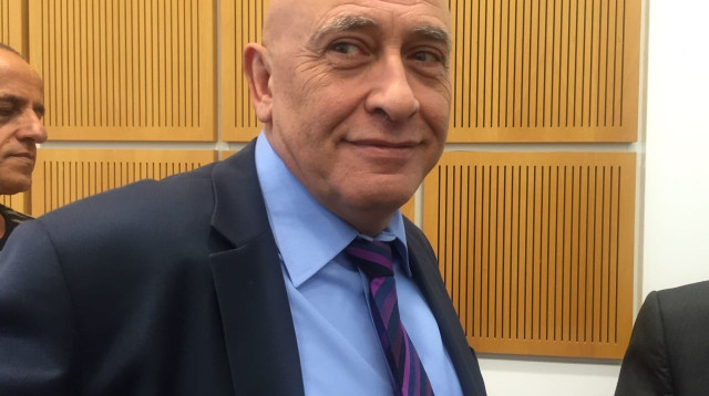 באסל גטאס בבית המשפט בבאר שבע (צילום: יאסר עוקבי)