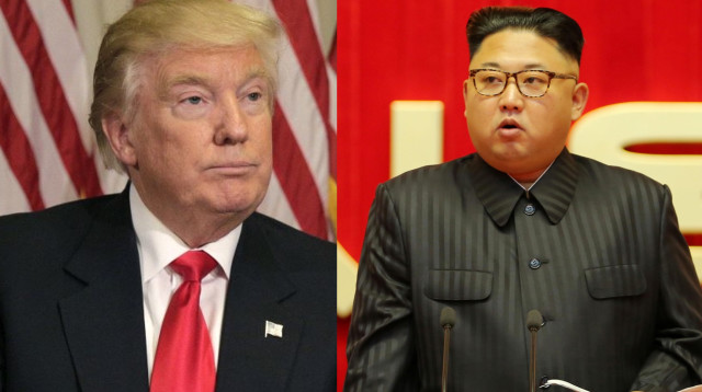 דונאלד טראמפ וקים ג'ונג און (צילום: רויטרס)