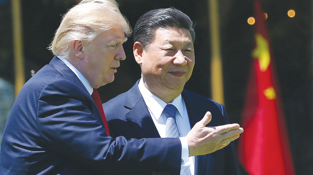 דונלד טראמפ ונשיא סין שי ג'ינפינג  (צילום: רויטרס)