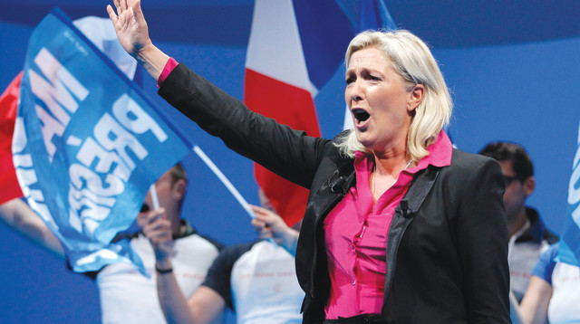 מארין לה פן (צילום: רויטרס)