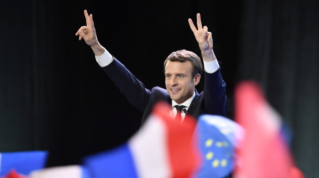 עמנואל מקרון (צילום: AFP)