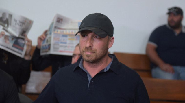 עמיר מולנר בבית המשפט  (צילום: אבשלום ששוני)