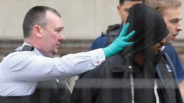 מעצר החשוד באירוע בטחוני בלונדון (צילום: רויטרס)