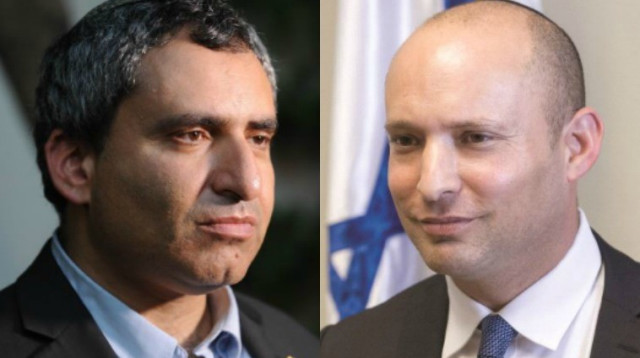 נפתלי בנט וזאב אלקין (צילום: מרים אלסטר, פלאש 90,אבשלום ששוני)