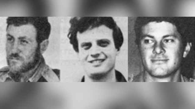 נמרוד גאון ז"ל, בארי חזק ז"ל וראובן פוליטי ז"ל (צילום: מתוך אתר נזכור את כולם)