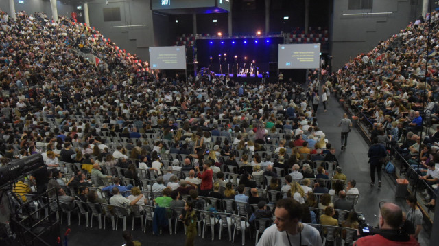 טקס הזיכרון האלטרנטיבי (צילום: אבשלום ששוני)