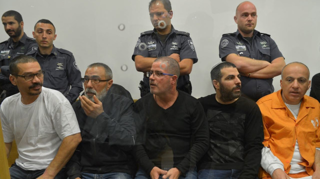 הנאשמים בפרשה 512 (צילום: אלוני מור)