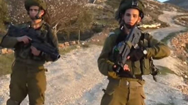 חייל בתיעוד של בצלם (צילום: מסך)