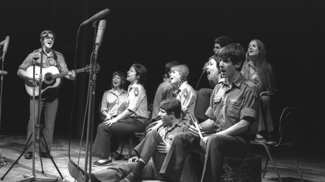 להקת הנח"ל (צילום: משה מילנר, לע"מ)