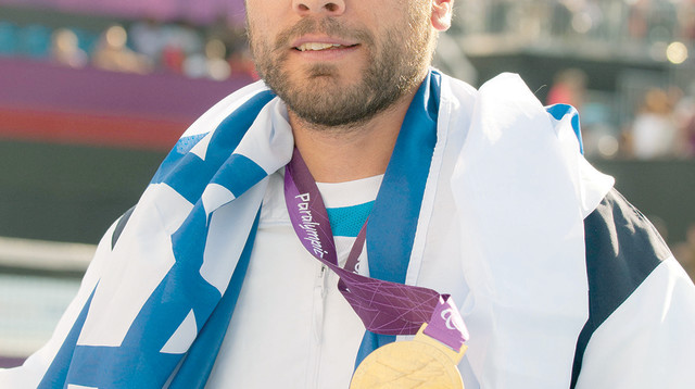 נועם גרשוני באולימפיאדת לונדון 2012 (צילום: רזי לבנת)