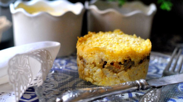 פשטידת אורז וירק (צילום: פסקל פרץ רובין)