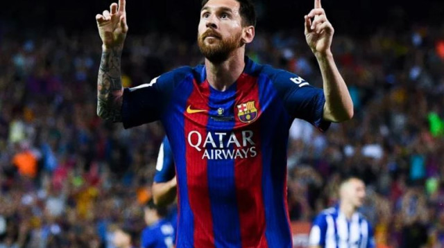 מסי חוגג (צילום: Getty images)