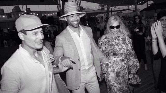 רונית, דין ומייקל שטרן  (צילום: סשה פרילוצקי)