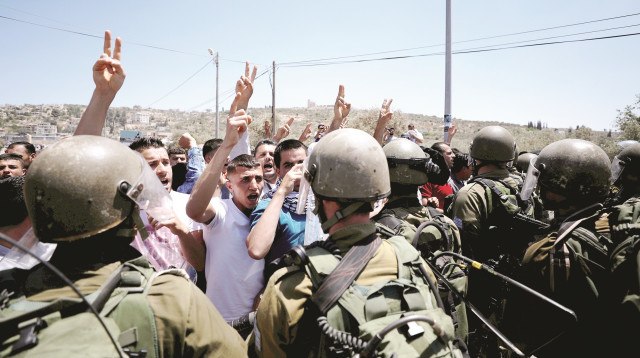 עימותים ביהודה ושומרון (צילום: רויטרס)