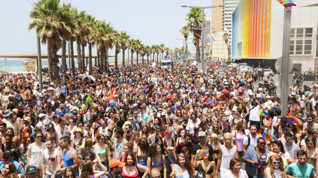 מצעד הגאווה (צילום: גיא יחיאלי)