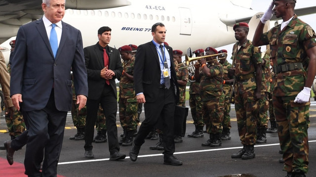 נתניהו בליבריה (צילום: קובי גדעון, לע"מ)