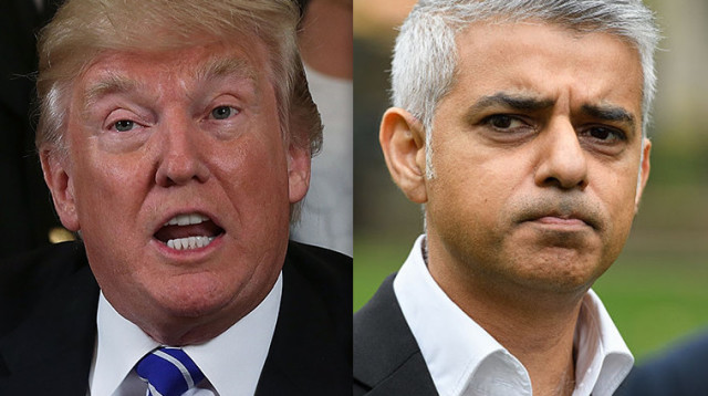 סאדיק חאן, דונלד טראמפ (צילום: Getty images)