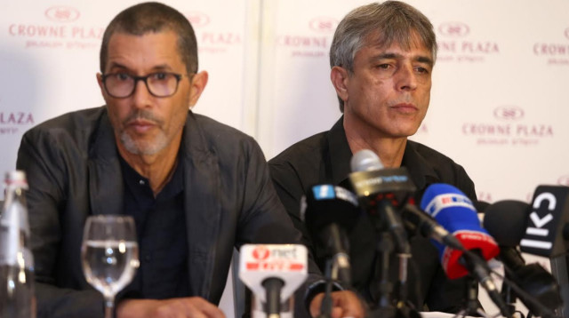 אלי אוחנה ואלי טביב (צילום: דני מירון)