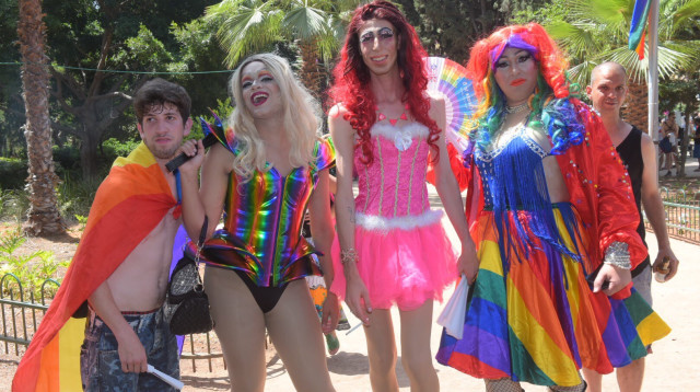 מצעד הגאווה בתל אביב (צילום: אבשלום ששוני)