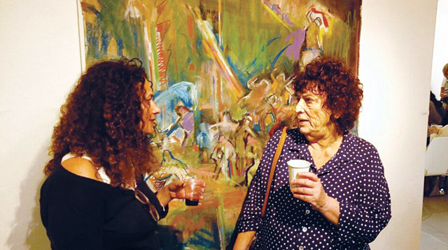 נורית זרחי ואיריס לעאל (צילום: תמיר שר)