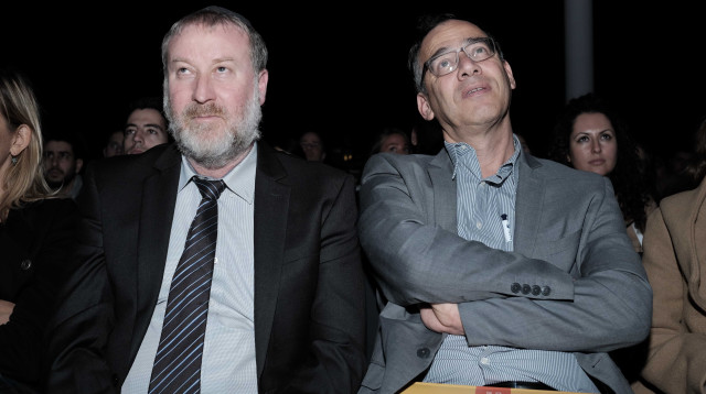 שי ניצן ואביחי מנדלבליט (צילום: תומר נויברג, פלאש 90)