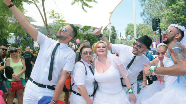 מצעד הגאווה בתל אביב (צילום: אבשלום ששוני)