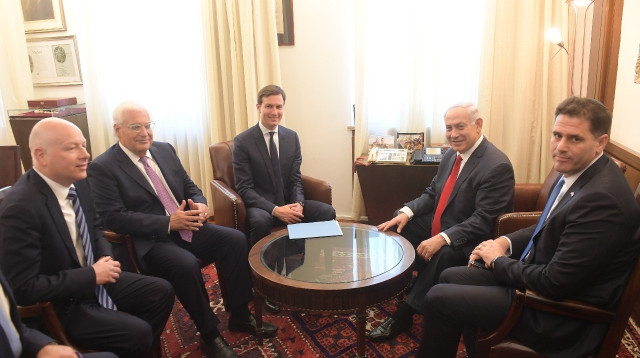 בנימין נתניהו וג'ראד קושנר (צילום: קובי גדעון, לע"מ)