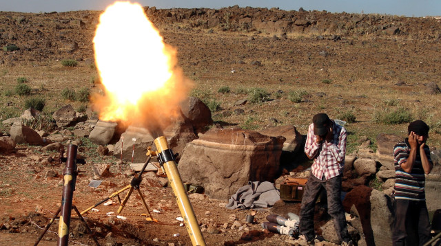 מורדים סורים, ארכיון (צילום: רויטרס)