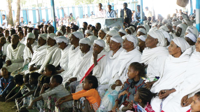 בני הפלשמורה בגונדר שבאתיופיה  (צילום: עמותת "התקווה")