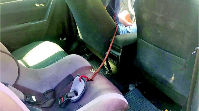 פטנט לשכחת ילדים ברכב (צילום: כפיר בזק)