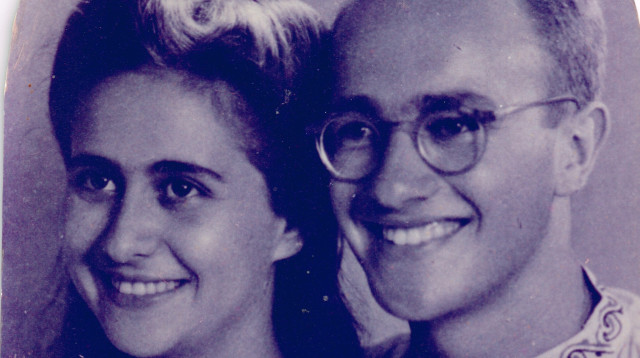 חנה ואמנון ביום חתונתם (צילום: פרטי)