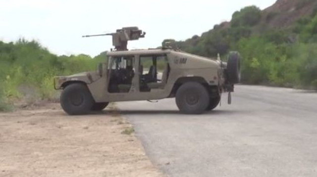 ההאמר הצה"לי ללא נהג (צילום: דובר צה"ל)