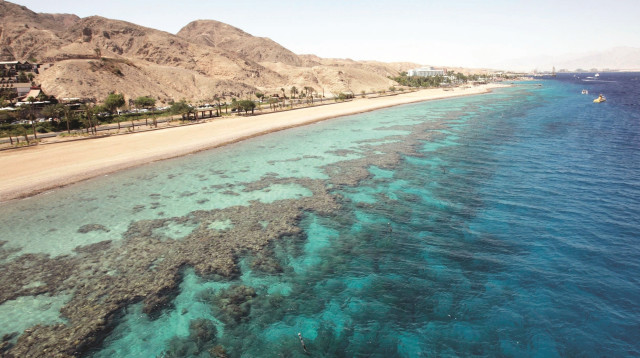 מפרץ אילת (צילום: יואב לינדמן, המכון הבינאוניברסיטאי למדעי הים באילת)